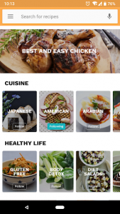 اسکرین شات برنامه Simple recipe app: Easy recipes for you 3