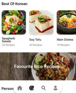اسکرین شات برنامه Korean recipes app 1