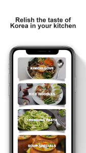 اسکرین شات 3 برنامه Korean Food Recipes App