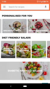 اسکرین شات برنامه Salad Recipes FREE 5
