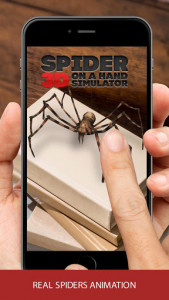 اسکرین شات بازی 3D spider on a hand simulator prank game 8