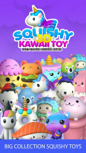 اسکرین شات بازی 3D Squishy toys kawaii soft stress release games 6