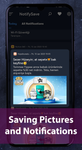 اسکرین شات 1 برنامه Notify - Messages Saver