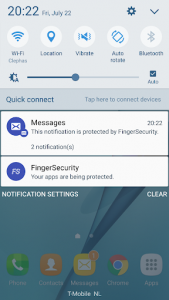 اسکرین شات برنامه FingerSecurity 8
