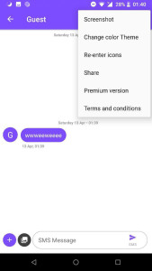 اسکرین شات 6 برنامه Fake Text Message 2025