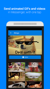 اسکرین شات 1 برنامه GIF Keyboard by Tenor