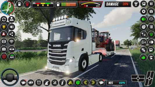 اسکرین شات 2 بازی Truck Simulator: US Truck Game