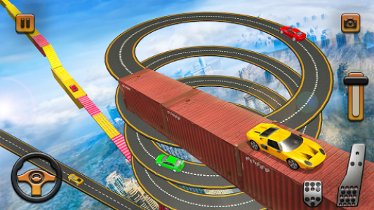 اسکرین شات برنامه Impossible Tracks Car Stunts Racing Games 2019 2