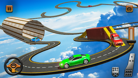 اسکرین شات برنامه Impossible Tracks Car Stunts Racing Games 2019 6