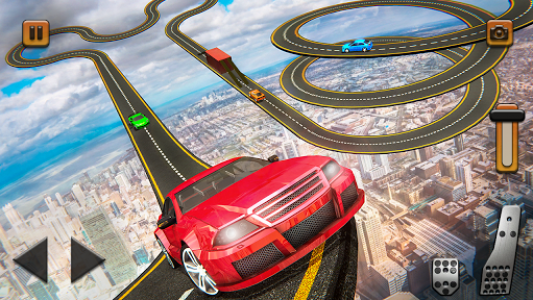 اسکرین شات برنامه Impossible Tracks Car Stunts Racing Games 2019 1