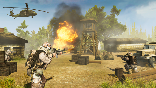 اسکرین شات برنامه War Commando 3D Shooting Game 4