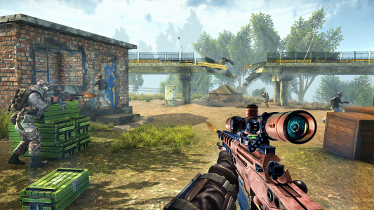 اسکرین شات برنامه War Commando 3D Shooting Game 3