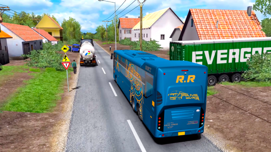 اسکرین شات برنامه Bus Racing:Stunt Bus Simulator 3