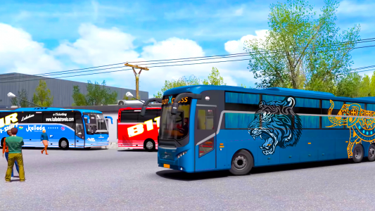 اسکرین شات برنامه Bus Racing:Stunt Bus Simulator 7