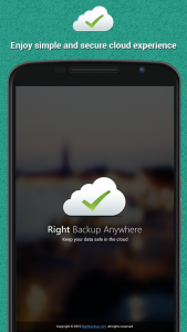 اسکرین شات برنامه Right Backup Anywhere 1