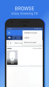 اسکرین شات برنامه fPlus: Multi Accounts for Facebook 3