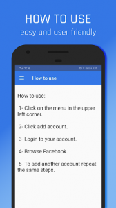 اسکرین شات برنامه fPlus: Multi Accounts for Facebook 1