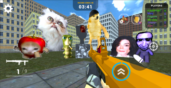 اسکرین شات بازی Nextbots In Backrooms: Shooter 2