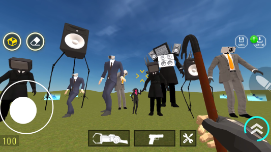 اسکرین شات 1 بازی Nextbots In Playground mod