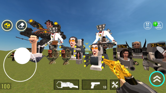 اسکرین شات 4 بازی Nextbots In Playground mod