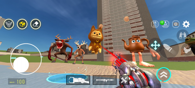 اسکرین شات 8 بازی Nextbots In Playground mod