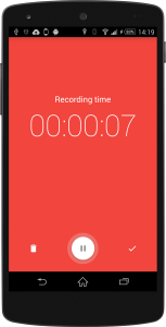 اسکرین شات 1 برنامه Wear Audio Recorder