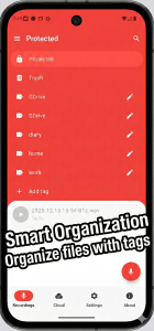 اسکرین شات 5 برنامه Wear Audio Recorder