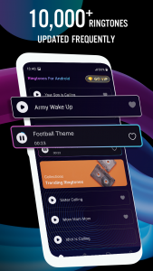 اسکرین شات برنامه Ringtones Songs For Android 1