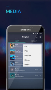اسکرین شات برنامه MP3 Cutter : Ringtone Cutter 2