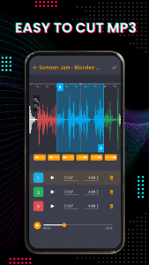 اسکرین شات برنامه Ringtone Maker & Audio Editor 1