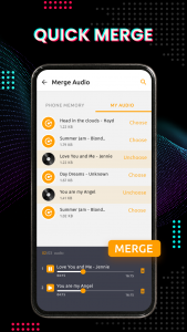 اسکرین شات برنامه Ringtone Maker & Audio Editor 3