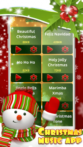 اسکرین شات برنامه Christmas Music App 1