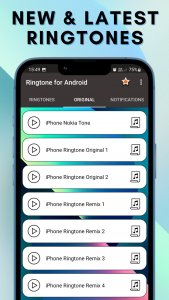 اسکرین شات برنامه Ringtone for Android™ 2