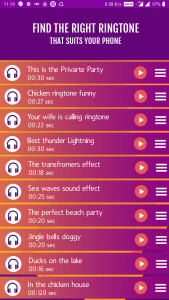 اسکرین شات برنامه Ringtones: Tunes & Wallpapers 3