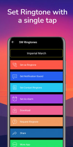 اسکرین شات برنامه SW Ringtones 3