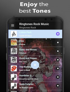 اسکرین شات برنامه Ringtone Rock Music 3