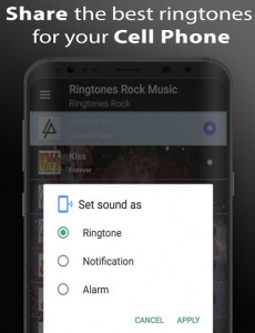 اسکرین شات برنامه Ringtone Rock Music 4