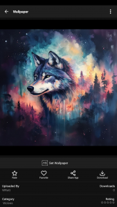 اسکرین شات 8 برنامه Wolf Ringtones: Howling Sounds