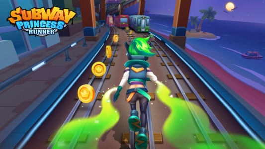 اسکرین شات بازی Subway Princess Runner 6