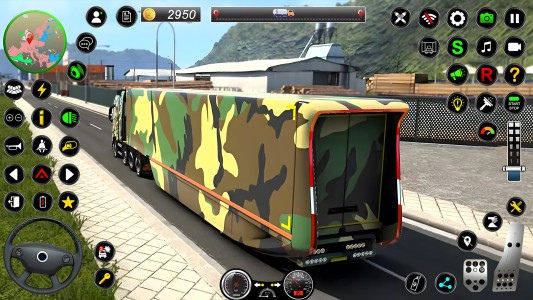 اسکرین شات بازی US Army War Truck Driving Game 2