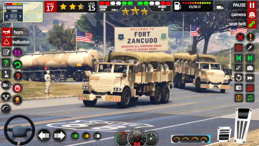 اسکرین شات 4 بازی Indian Army War Truck Game 3D