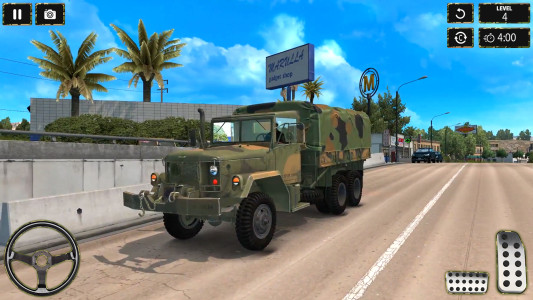 اسکرین شات 3 بازی Military Truck Simulator Game