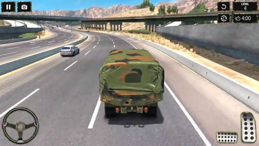 اسکرین شات 4 بازی Military Truck Simulator Game