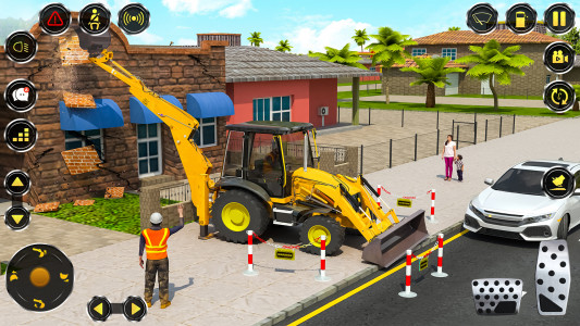 اسکرین شات برنامه City Construction JCB Game 3D 7