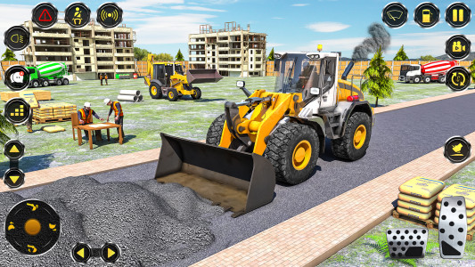 اسکرین شات برنامه City Construction JCB Game 3D 4