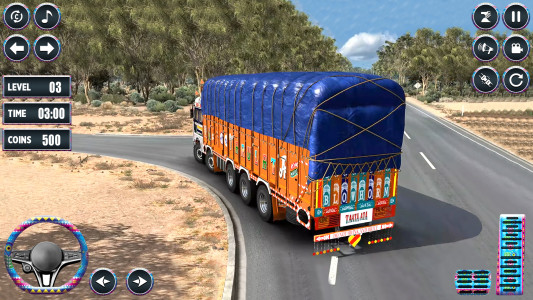 اسکرین شات 2 بازی Indian Truck Drive Lorry Game