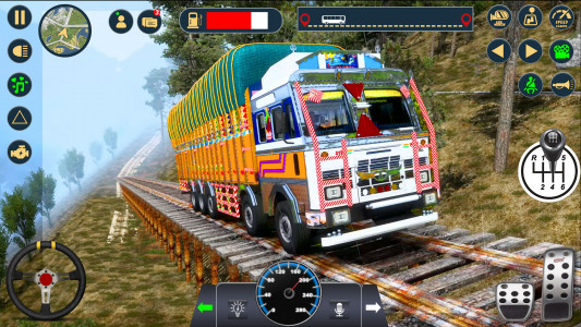 اسکرین شات بازی Indian Truck Drive Lorry Games 6