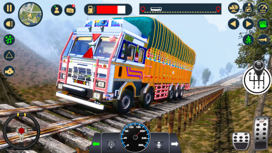 اسکرین شات بازی Indian Truck Drive Lorry Games 7