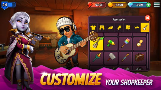 اسکرین شات 6 بازی Shop Titans: Crafting Tycoon