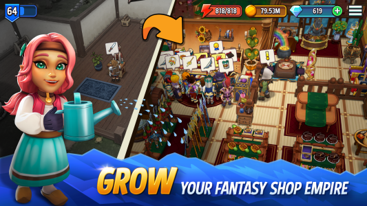 اسکرین شات 1 بازی Shop Titans: Crafting Tycoon
